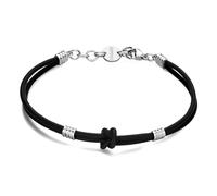 S'Agapõ Bracciale Uomo In Acciaio E Gomma | Collezione Panama - SPA23
