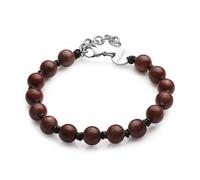 S'Agapõ Bracciale Uomo In Acciaio E Cordoncino | Collezione Riot - SRT26