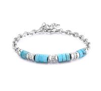 S'Agapõ Bracciale Uomo in Acciaio e Pietre Naturali | Collezione Riot - SRT31