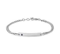 S'Agapõ Bracciale Uomo in Acciaio e Zirconi | Collezione Tag Me Too - STG14
