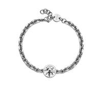 S'AGAPO NAUTIKA BRACCIALE DA UOMO IN ACCIAIO CON ROSA DEI VENTI SNK17 (3506)