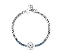 S'AGAPO NAUTIKA BRACCIALE DA UOMO IN ACCIAIO CON ROSA DEI VENTI SNK18 (3507)