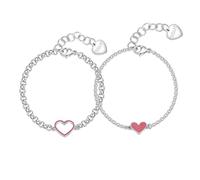 S'Agapõ Bracciali Donna In Acciaio Con Simbolo Cuore | Collezione Me + You - SEY18