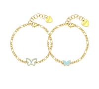 S'Agapõ Bracciali Donna In Acciaio Con Simbolo Farfalla | Collezione Me + You - SEY22