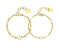 S'AGAPO ME+YOU SET DI DUE BRACCIALI ACCIAIO BEST FRIEND AMICIZIA SEY19 (2323)
