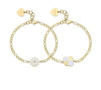 S'Agapõ Bracciali Donna in Acciaio e Cristalli | Collezione Me + You - SEY29