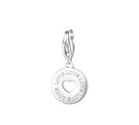 S'Agapõ Charm Donna In Acciaio Con Simbolo Cuore | Collezione Happy - SHA367