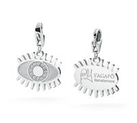 SAGAPO Ciondolo Occhio in acciaio da donna SHA230 s'agapo