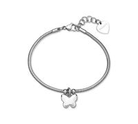 S'AGAPO CLICK BRACCIALE DA DONNA IN ACCIAIO CON FARFALLA SCK293 (3680)