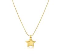 Sagapo Collana Acciaio316l Gold con Stella SSG08