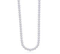 SAGAPO COLLANA ATLAS ACCIAIO PERLE BIANCO SAT03