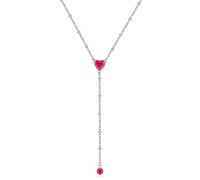 S'AGAPO DAZZLY COLLANA DA DONNA IN ACCIAIO CUORE CON ZIRCONI SDZLE01 (3561)