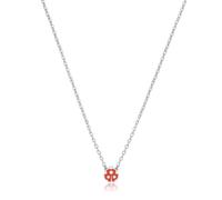 S'Agapõ Collana Donna, Collana Girocollo in Acciaio con Simbolo Coccinella | Collezione Click - SCK258