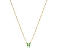 S'Agapõ Collana Donna, Collana Girocollo in Acciaio con Simbolo Quadrifoglio | Collezione Click - SCK253