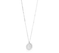 S'Agapõ Collana Donna, Collana Girocollo in Acciaio e Cristalli con Simbolo Lettere | Collezione Lettering - SLR05