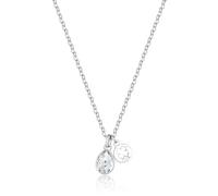 S'Agapõ Collana Donna In Acciaio Con Simbolo Quadrifoglio | Collezione Lucky Light - SKT06