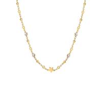 S'Agapõ Collana Donna, Collana Girocollo in Acciaio e Cristalli con Simbolo Stella | Collezione Luce - SCE09