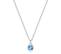 Collana Donna S'Agapõ Acciaio Cubic Zirconia Blu SDZ04