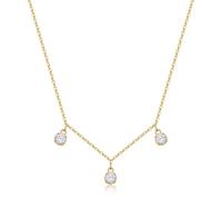 S'Agapõ Collana Donna, Collana Girocollo in Acciaio e Zirconi | Collezione Dazzly - SDZ145