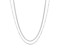 S'AGAPO COLLANA DOPPIO FILO Donna in Acciaio Sagapo SHK08 Sagapò