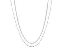 S'AGAPO COLLANA DOPPIO FILO Donna in Acciaio Sagapo SHK08 Sagapò