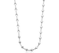 SAGAPO COLLANA Chunky ACCIAIO CUORICINI 44mm SHK78