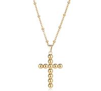 S'AGAPÕ Collana Donna In Acciaio Con Simbolo Croce | Collezione Arcadia - SRD04