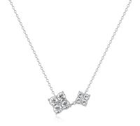 S'Agapõ Collana Donna in Acciaio e Cristalli | Collezione Gleam - SLA04