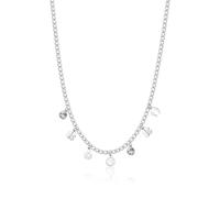 S'Agapõ Collana Donna in Acciaio e Cristalli | Collezione Message - SSG03