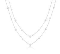 S'Agapõ Collana Donna in Acciaio e Perle | Collezione Wisdom - SWI09