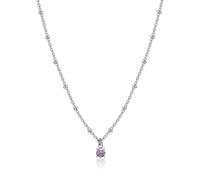 Sagapo Collana Donna Punto Luce Acciaio Cristallo SJY001 SJY006 varianti colore