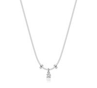 Sagapo Collana Girocollo in Acciaio con Cristallo S'agapo SJY001 Sagapò
