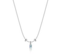 Sagapo Collana Donna Punto Luce Acciaio Cristallo SJY001 SJY006 varianti colore