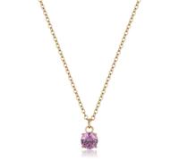 Sagapo Collana Donna Punto Luce Acciaio Oro Zircone Colorato SDZ Varianti