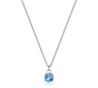 Sagapo Collana Donna Punto Luce Girocollo In Acciaio e Cristallo SDZ04 S'agapo