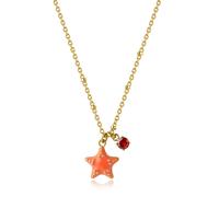 Sagapo Collana Donna Stella Marina Acciaio Dorato Regalo Per Lei SJF07