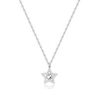 S'Agapõ Collana Girocollo Donna, Collana Donna in Acciaio e Cristalli con Simbolo Stella | Collezione Lucky Light - SKT37