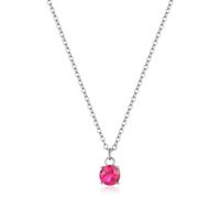 S'Agapõ Collana Girocollo Donna, Collana Donna in Acciaio e Zirconi | Collezione Dazzly - SDZ02