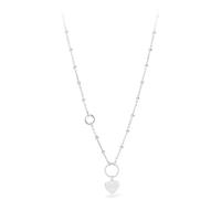 COLLANA DA DONNA IN ACCIAIO CON CUORE S'AGAPO HAPPY SHAC6 (0429)