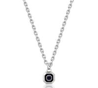 S'Agapõ Collana Uomo, Collana Girocollo in Acciaio e Cristalli | Collezione Snap - SNP03