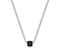S'AGAPO CUBE COLLANA IN ACCIAIO DA UOMO CON CIONDOLO CUBO SMALTATO SCU01 (2179)