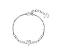 S'AGAPO DAZZLY BRACCIALE DA DONNA IN ACCIAIO CON ZIRCONI CUORE SDZ151 (3667)