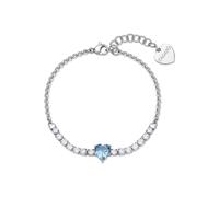 S'AGAPO DAZZLY BRACCIALE DA DONNA IN ACCIAIO CON ZIRCONI CUORE SDZ152 (3664)