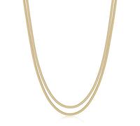S'agapõ Double gold-plated Collana Hadek Chunky SHK111