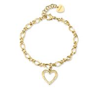 S'AGAPO EMOTION BRACCIALE DA DONNA IN ACCIAIO CON CIONDOLO CUORE SMO12 (3641)