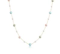 Sagapo Girocollo Collana Donna Perle Pastello Azzurro Rosa Estate Mare SWI08