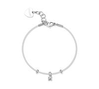 Sagapo Joy Bracciale Donna Acciaio Regolabile con Zircone SJY0 Vari colori