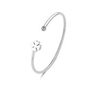 S'agapõ Open solid Bracciale Four-leaf clover Click SCK239