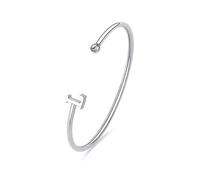 S'agapõ Open solid Bracciale with the letter L Click SCK223