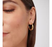 Sagapo Orecchini Cerchio Acciaio Oro Donna Moderni SHK123 Sagapò